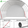 Serre de jardin Toute Saison 12m2 avec portes laterales - voonot.com