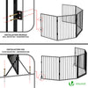Barriere de securite Grande Version 3M 5 Panneaux noire - voonot.com