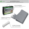 Voile d’ombrage Rectangulaire Imperméable Polyester avec Corde 3x2m Gris - voonot.com