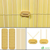 Canisse PVC brise vue renforce avec attaches de fixation 100x300cm beige - voonot.com