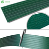 Kit de lamelles occultantes PVC brise vue 150m x 4.7cm avec 300 clips Vert - voonot.com