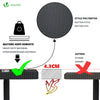Ensemble de Table et bancs camping pliables 180cm HDPE Style Polyrotin noir - voonot.com