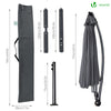 Parasol deporte 3M Shanghai avec housse de protection gris - voonot.com