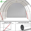 Serre de jardin Toute Saison 9m2 avec portes laterales - voonot.com