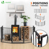 Barriere de securite 3M 5 panneaux noire - voonot.com
